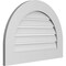 Ekena Millwork Round Top Surface Mount PVC Gable Vent: Functional, w/ 3-1/2"W x 1"P Standard Frame, 28"W x 20"H GVPRT28X2001SF - alternate 5